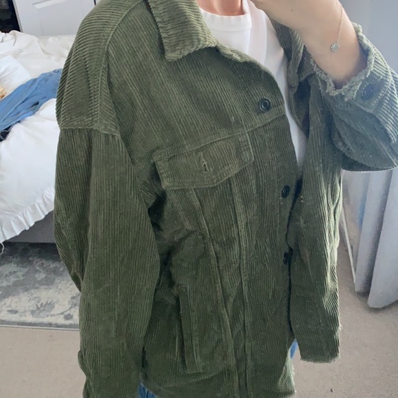 Green corduroy jacket - Picture 2 of 2